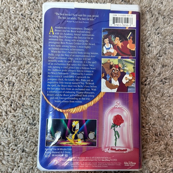 A Wilt Disney Classic Beauty and the Beast VHS - Picture 2 of 5